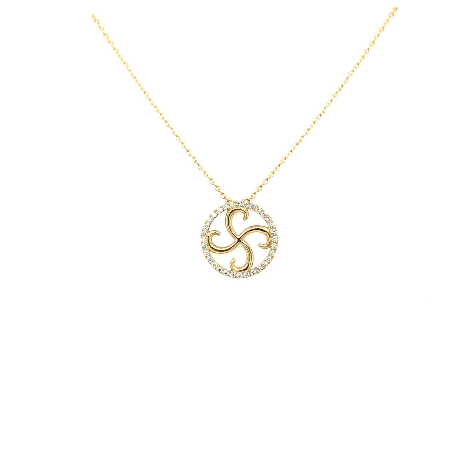 Collier Ekhia Ttiki Diamants Or Jaune