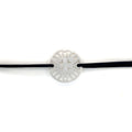Bracelet Cordon Stèle De Lacarre Argent
