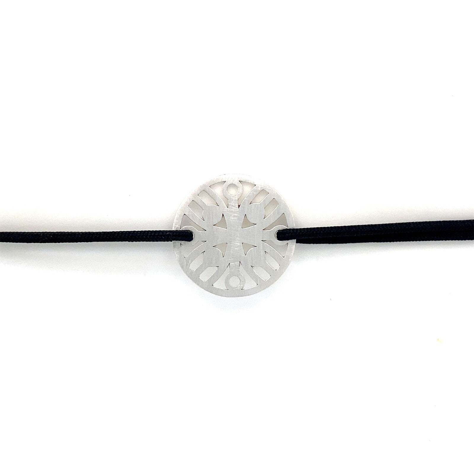 Bracelet Cordon Stèle De Lacarre Argent
