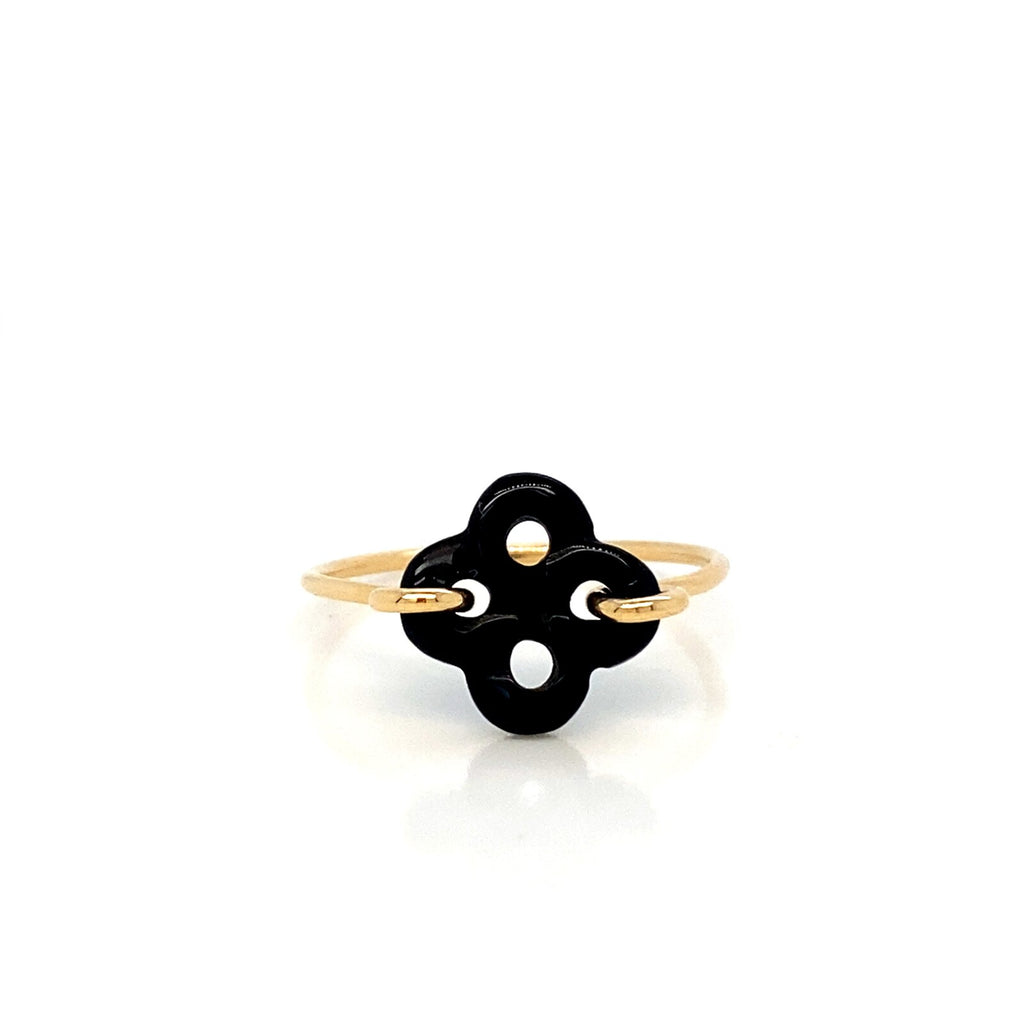 Bague Goxokia Or Jaune Onyx