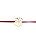 Bracelet Goxokia Stèle Xabier Or Jaune sur Cordon