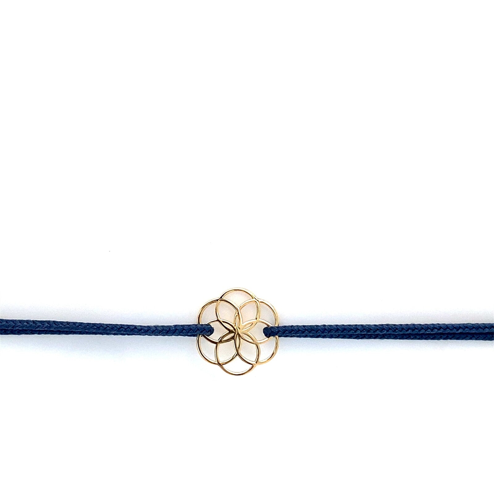 Bracelet Goxokia Ttiki Stèle Xabier Or Jaune sur Cordon