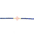Bracelet Ilargia Argent Lauburu Ttiki Nacre Rose Perles Lapis lazuli