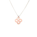 Collier Ilargia Argent Nacre Rose