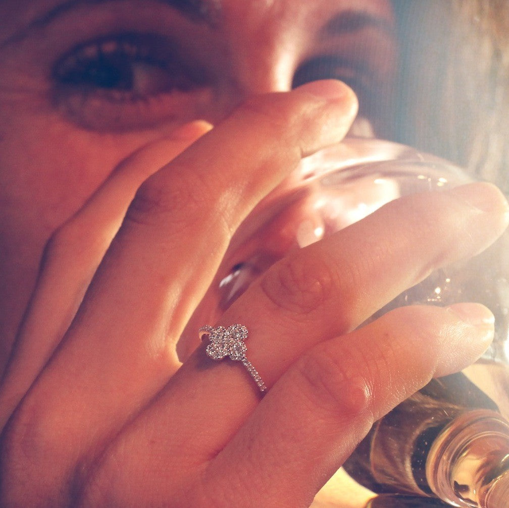 Bague Argia Txiki Diamants Or Blanc