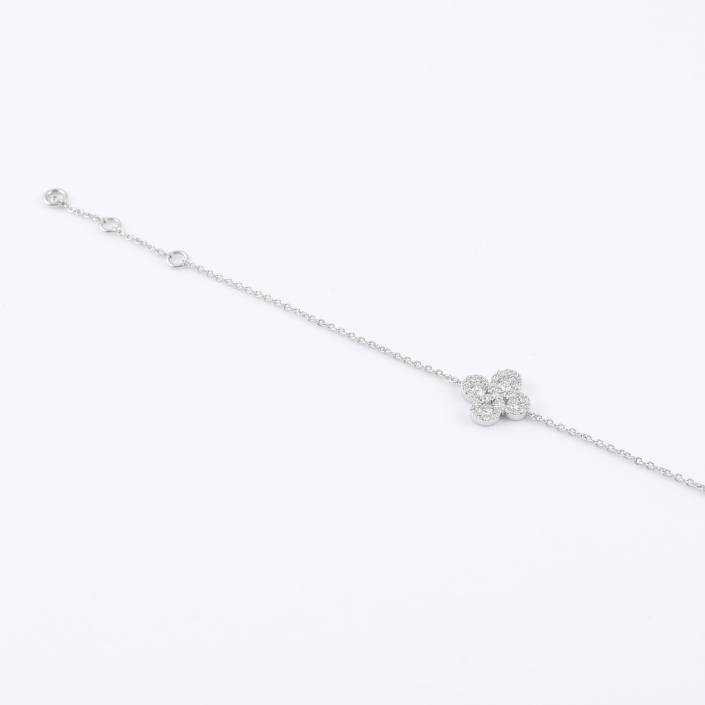Bracelet Argia Diamants Or Blanc