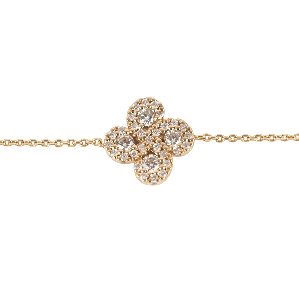 Bracelet Argia Diamants Or Rose