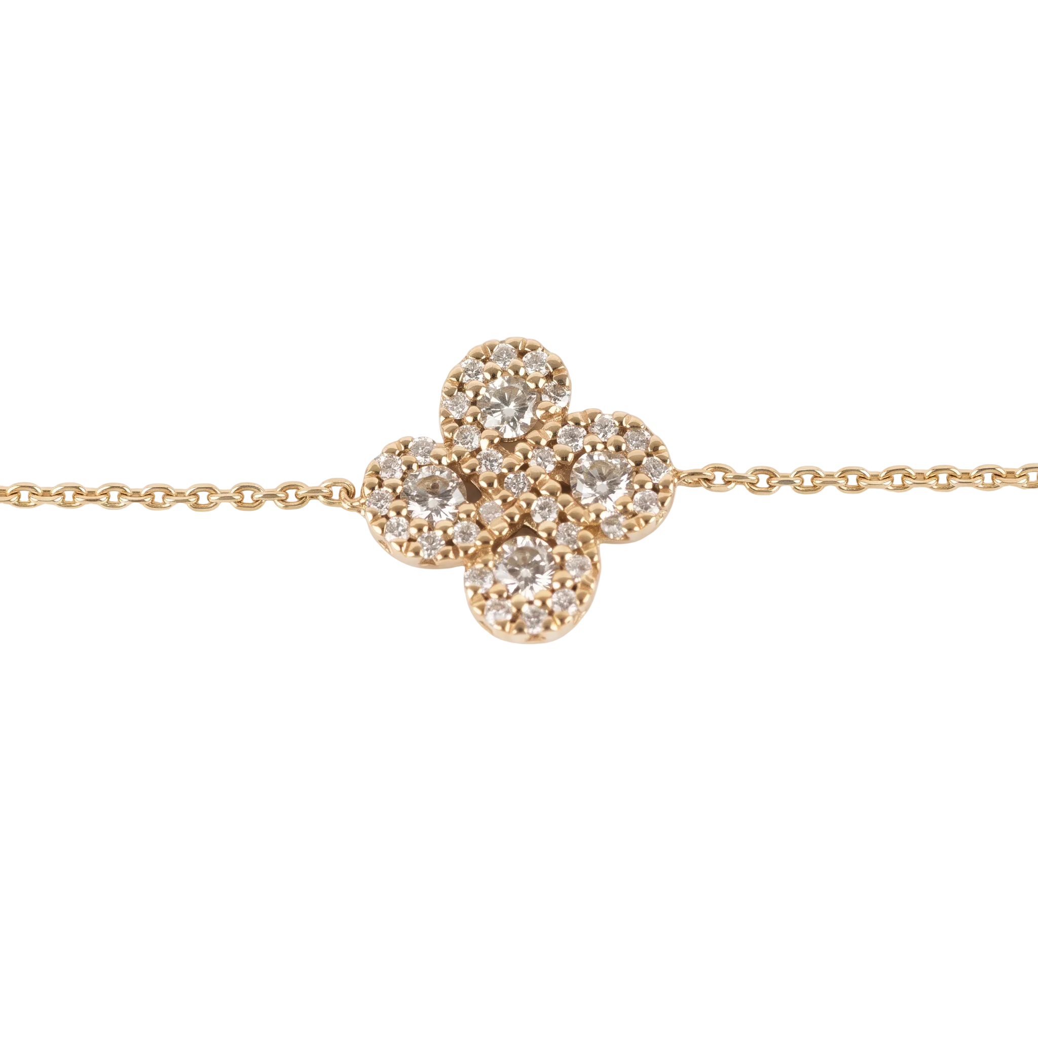 Bracelet Argia Diamants Or Rose
