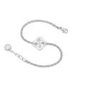 Bracelet Ilargia Argent Lauburu Ttiki Nacre blanche