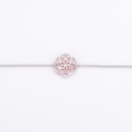 Bracelet Ilargia Argent Stèle Xabier Ttiki Nacre rose