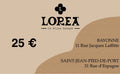 Carte cadeau Lorea