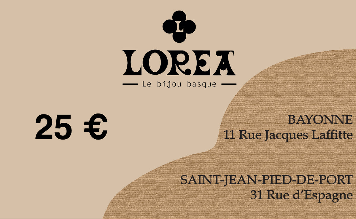 Carte cadeau Lorea