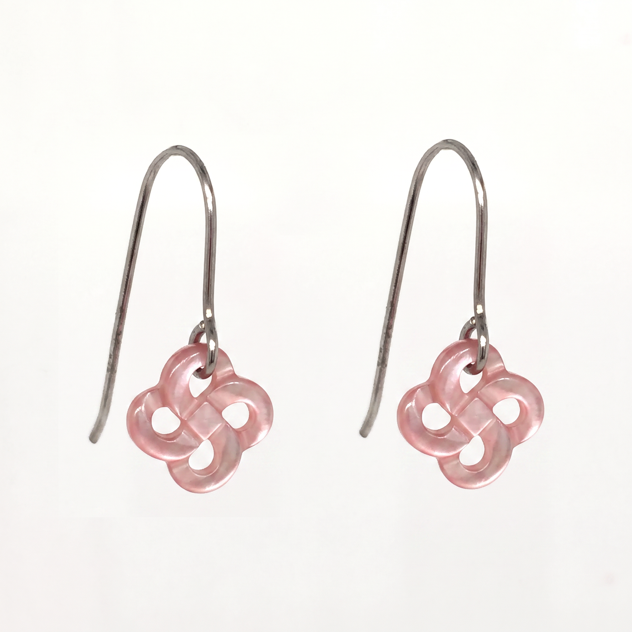 Ilargia Ttiki Argent Lauburu Nacre Rose